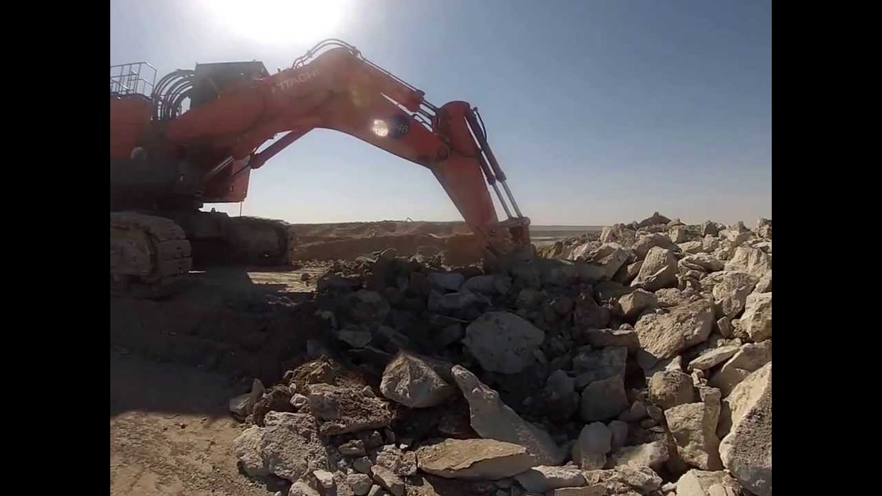 GEM - Gulf Earth Moving WLL - Hitachi EX1900-6 with ripper teeth