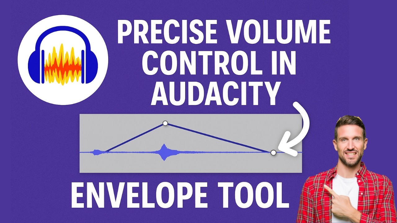 Precise volume control in Audacity to mix background music