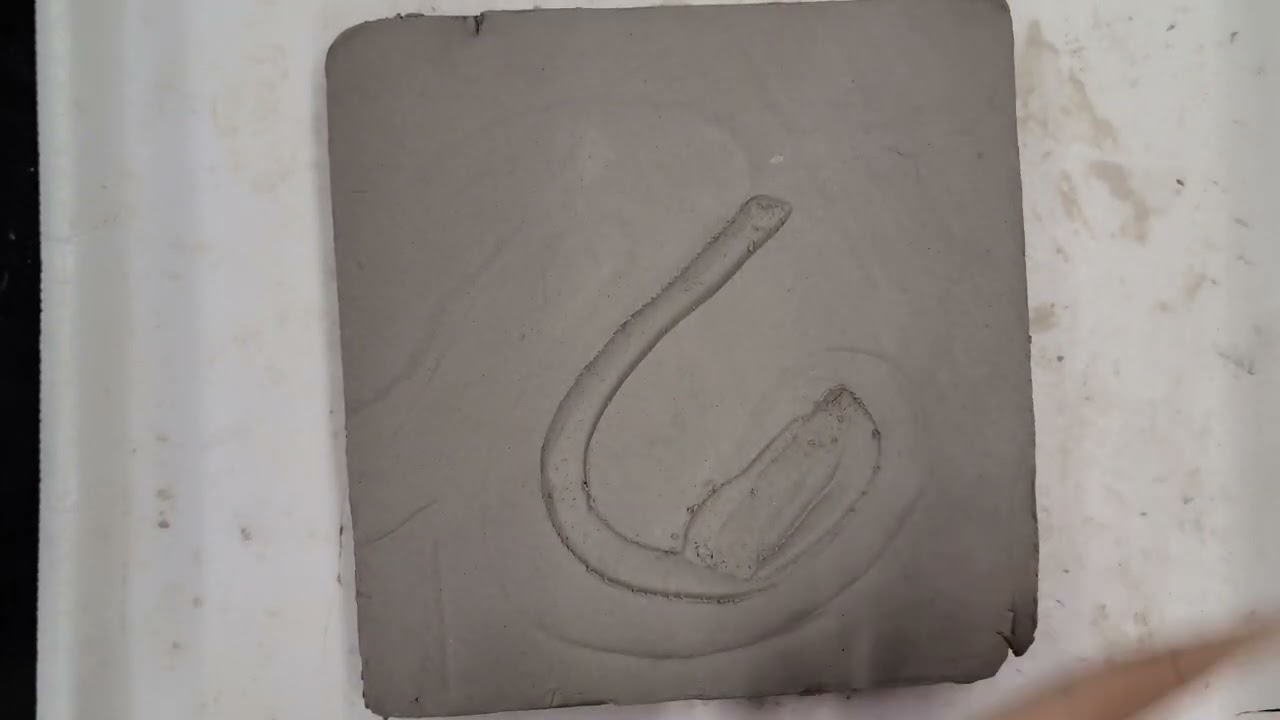 Subtractive Clay Slab Relief Sculpture: carving your slab