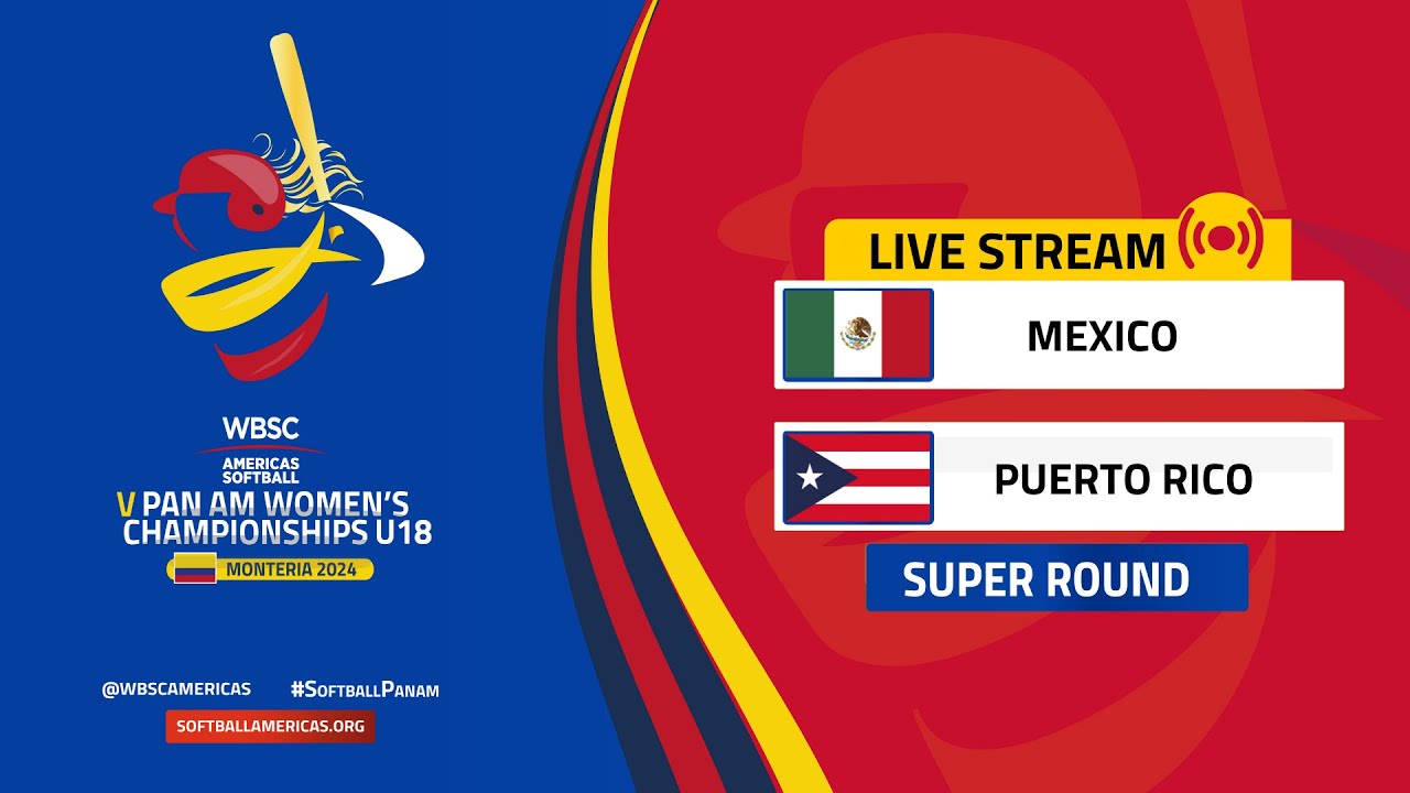 Mexico v Puerto Rico | WBSC Americas Softball V Pan Am U18 Women's Championship 2024