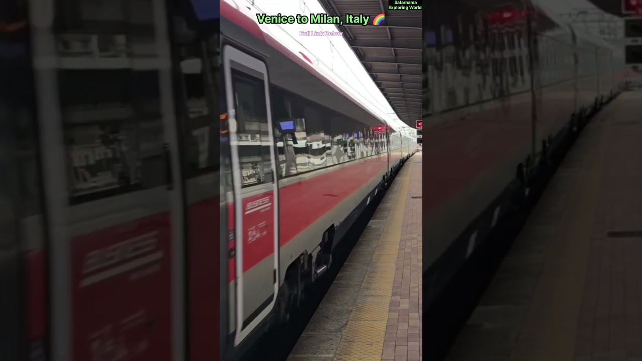 Venice to Milan by Train 🚄 | Italy Travel 