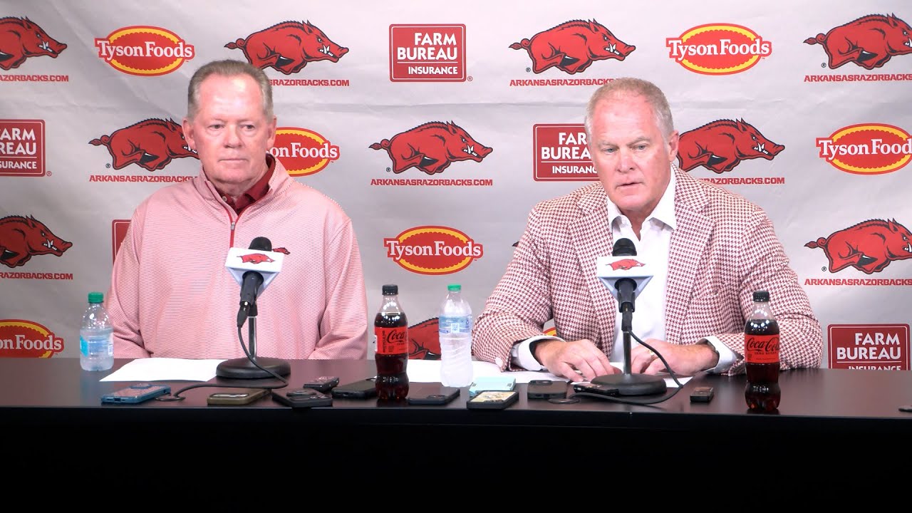 Hunter Yurachek and Bobby Petrino speak to media about Football changes