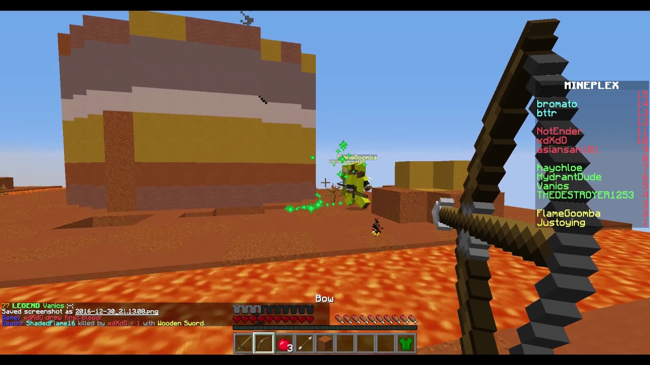 Hydrantdude 4th no-rank mineplex level 100