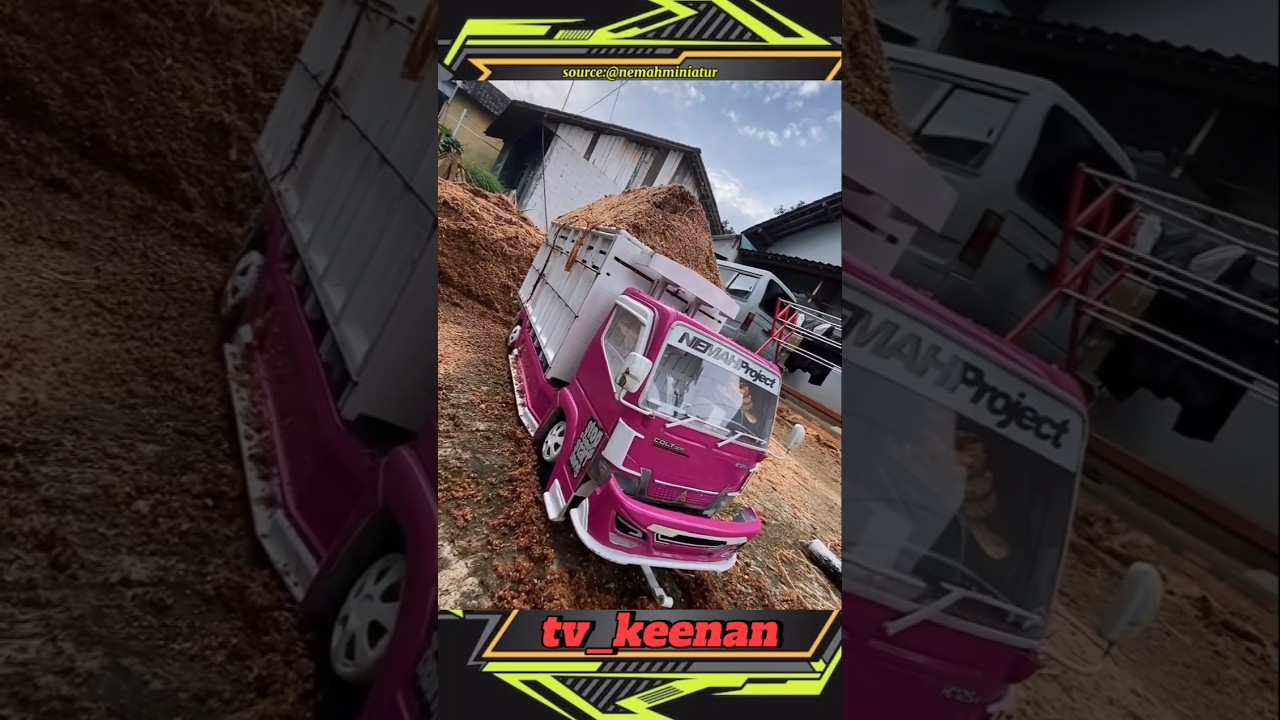 🔴MINIATUR TRUK KEREN||MUAT PASIR FULL 😱😱👍👍#miniatursoundsystem #miniaturtruk #miniaturtrukmbois