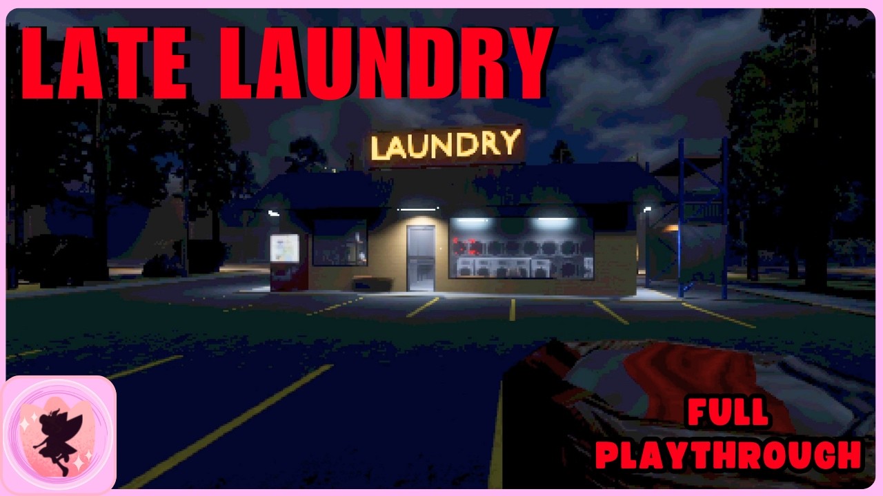 Late Laundry - Indie Horror Game - Full Playthrough - (No Commentary)