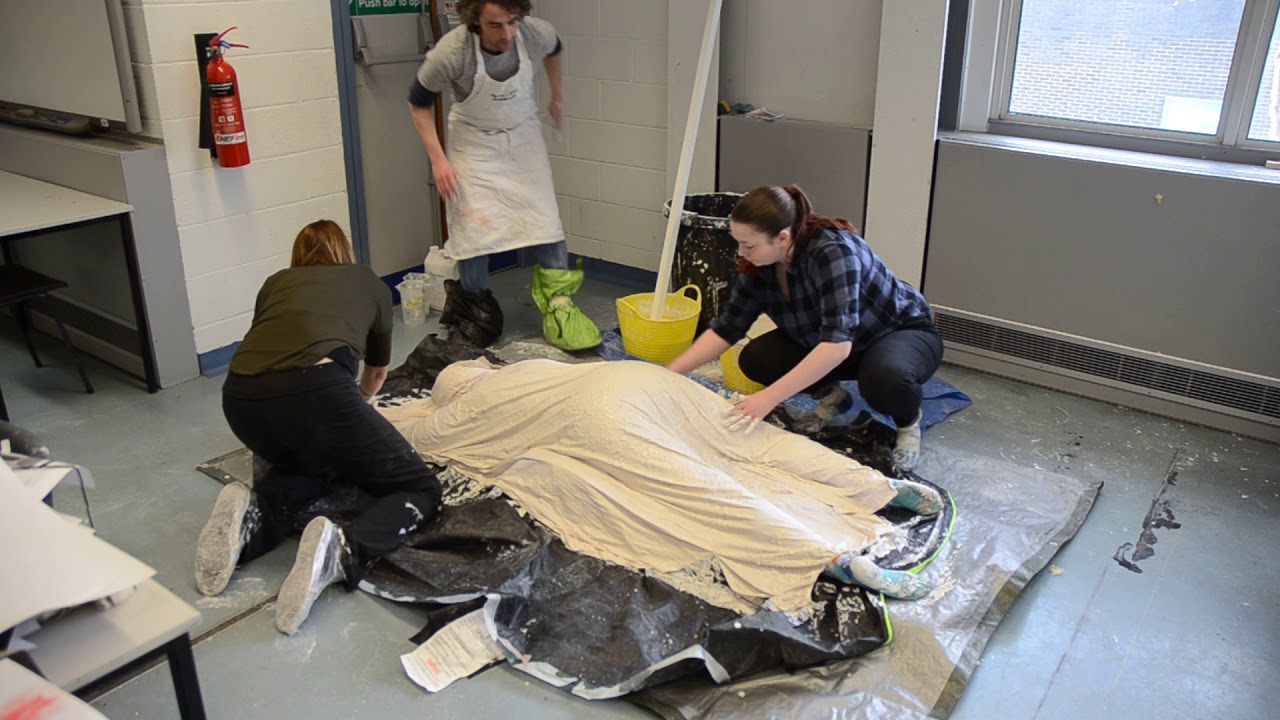 Full Body Plaster Cast Process, Part 1
