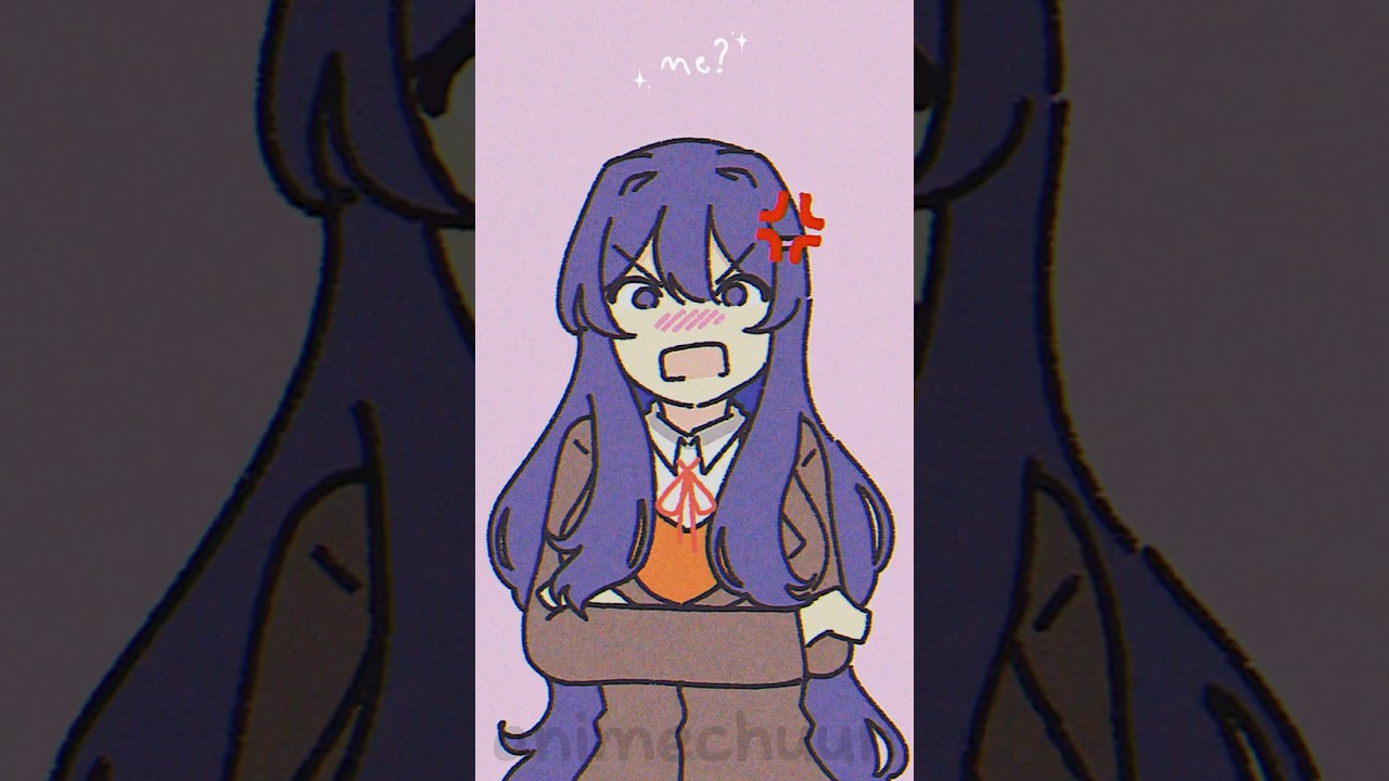 Never be close to Yuri and Natsuki when they fight&hellip; #ddlc #animation #memes