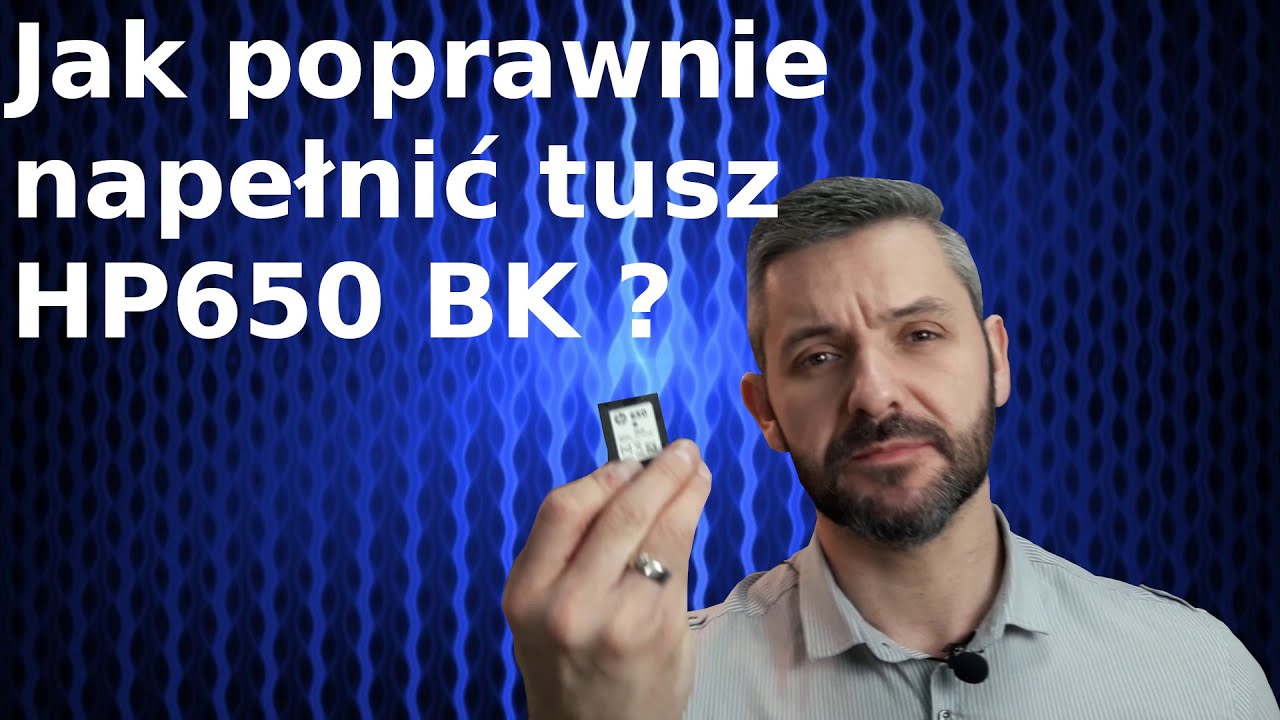 Tusz HP 650 🎨 Jak poprawnie napełnić tusz?