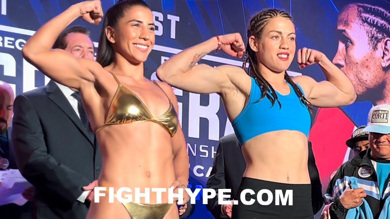 YOKASTA VALLE VS. EVELIN NAZARENA BERMUDEZ WEIGH-IN & FINAL FACE OFF | ZEPEDA VS. PROGRAIS UNDERCARD