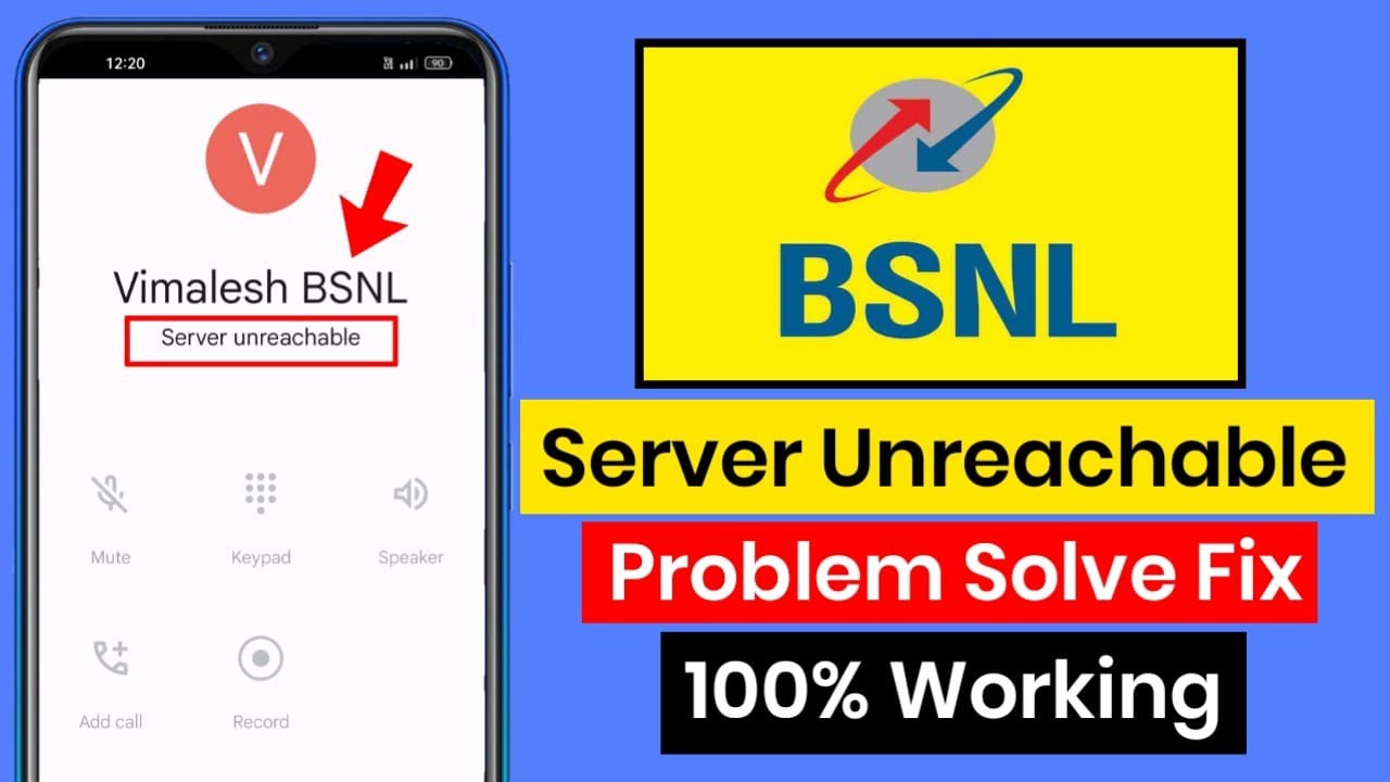 Bsnl server unreachable | bsnl server unreachable problem solve | server unreachable