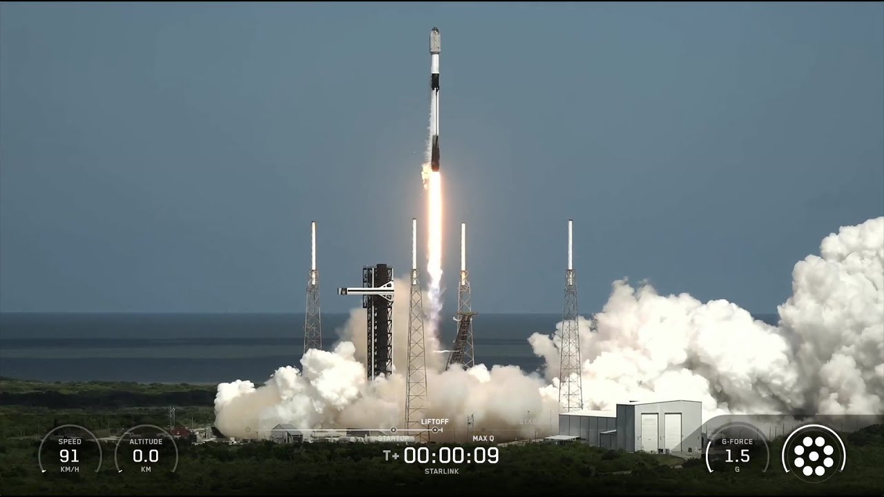 Blastoff! SpaceX launches 28 Starlink satellite on record-breaking booster, nails landing