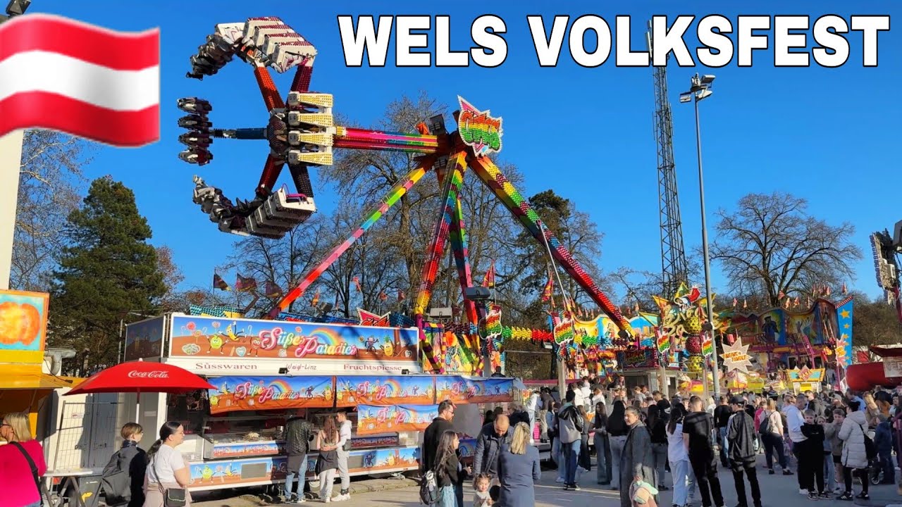 Wels, Austria 🇦🇹 Volksfest, Frühling 2025