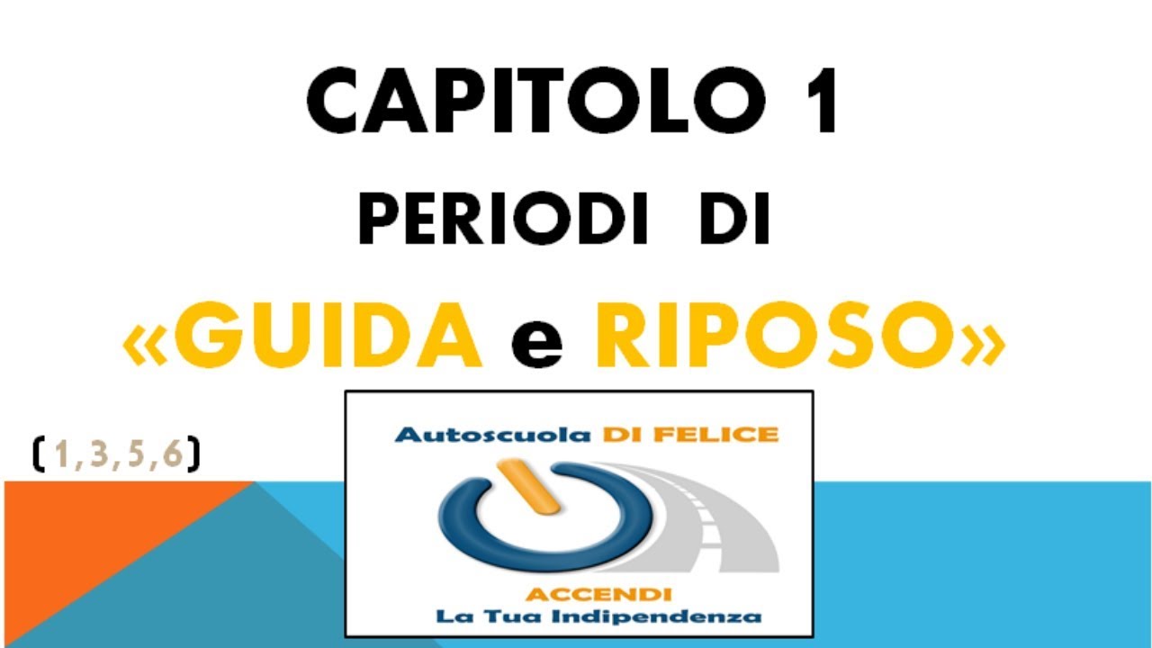 CAPITOLO 1 PATENTE SUPERIORE C1-C-CE + D1-D-DE