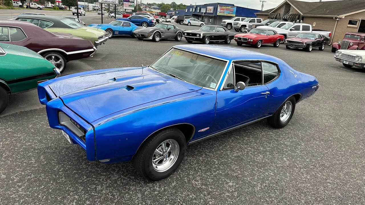 Тест-драйв Pontiac GTO 1968 года, 4-ступенчатая коробка передач, продан за 26 900 долларов, Maple...