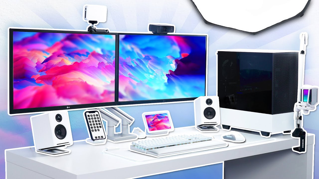I Tried Building an ALL-WHITE Streaming Setup!