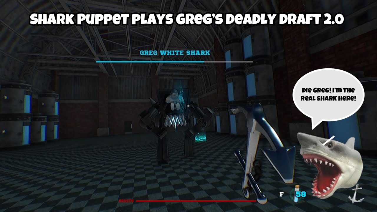 SB Movie: Shark Puppet plays Greg’s Deadly Draft 2.0!