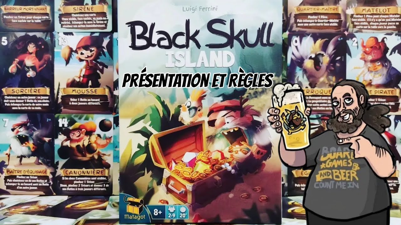 La Toile des Jeux - Black Skull Island 💀🏴‍☠️🪙 ( Présentation et Règles)