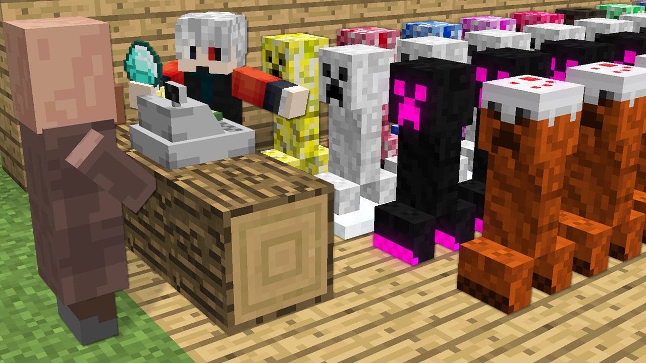 YENİ DÜKKAN AÇTIM... - Minecraft