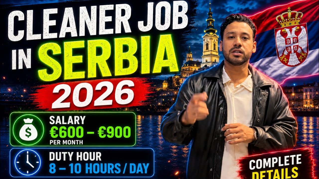 Cleaner&rsquo;s Job In Serbia 2026|Salary,Work,Visa And Reality 