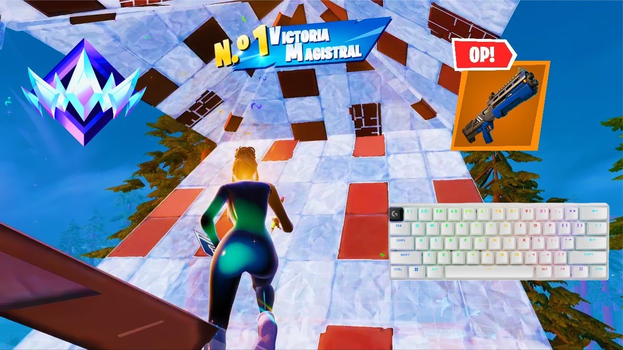 Fortnite Battel Royale Ranked en Solitario con Teclado y Mouse en PC 144Hz
