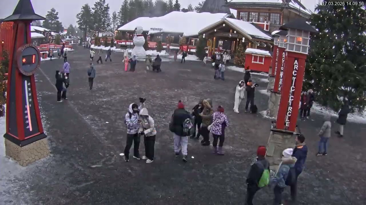 Finland - Santa Claus Village Timelapse 17.3.2026
