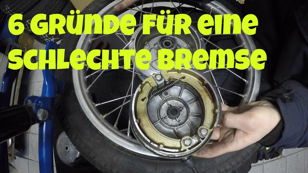 6 Gr&uuml;nde warum eure Simson schlecht bremst!