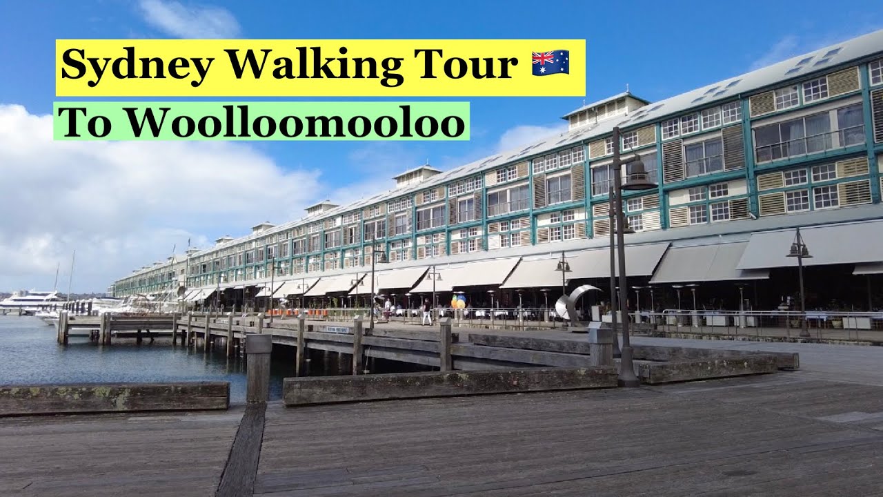 SYDNEY WALKING TOUR🇦🇺 to FINGER WHARF at WOOLLOOMOOLOO (DJI POCKET 2)