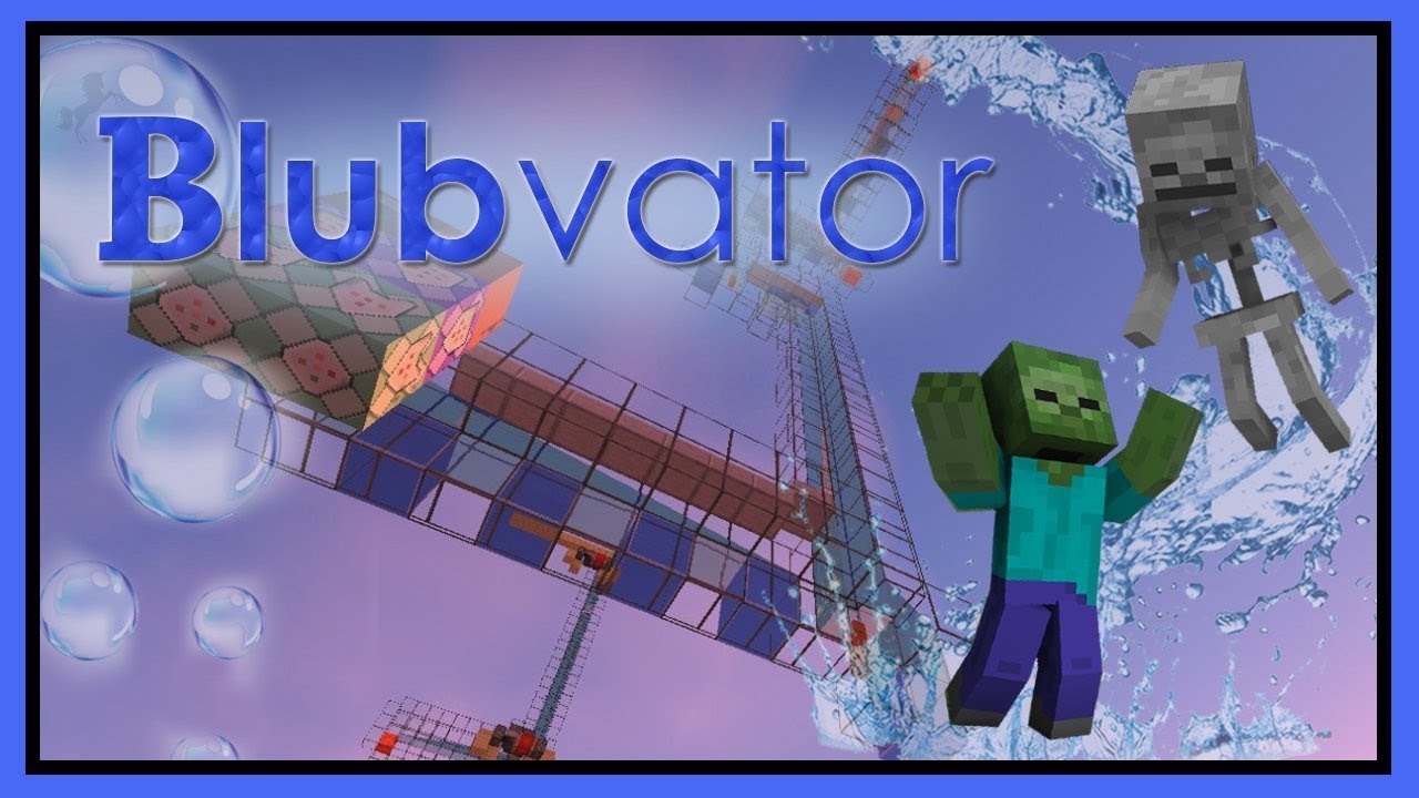Blubvator: Next Generation Water Mob Elevator ? | Minecraft 1.12+