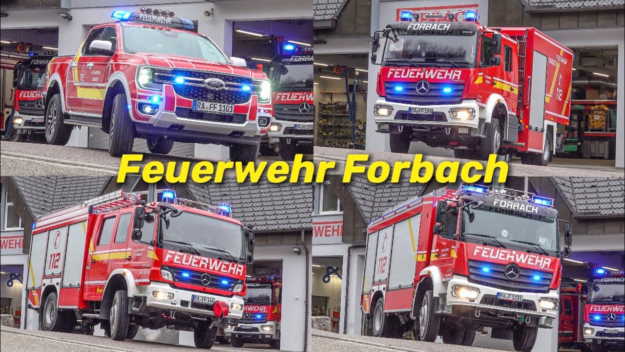 [BRANDNEUER KdoW 🔥] Freiwillige Feuerwehr Forbach auf 