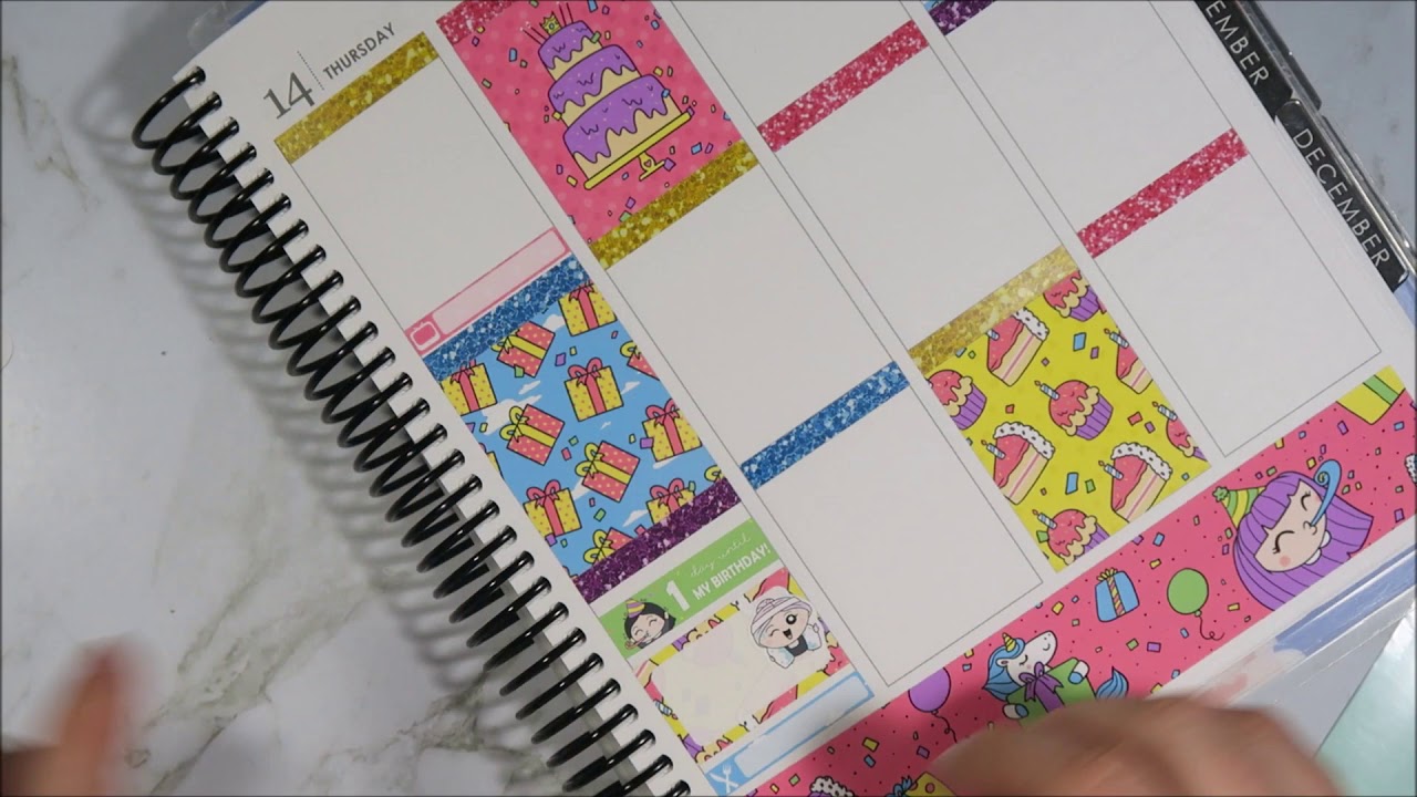 PLAN WITH ME BIRTHDAY WEEK FT FOXANDCACTUS