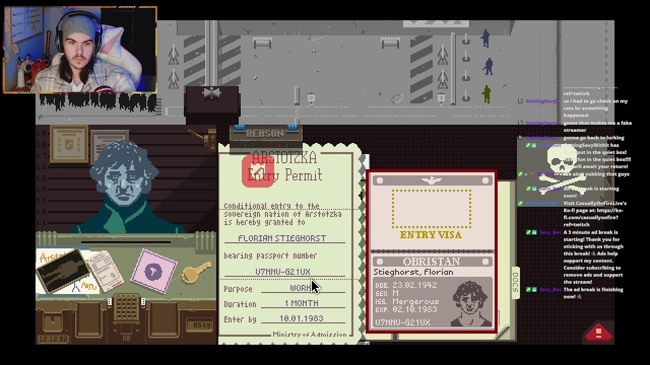 GLORY TO ARSTOTZKA!!!!! Papers, Please - Part 1