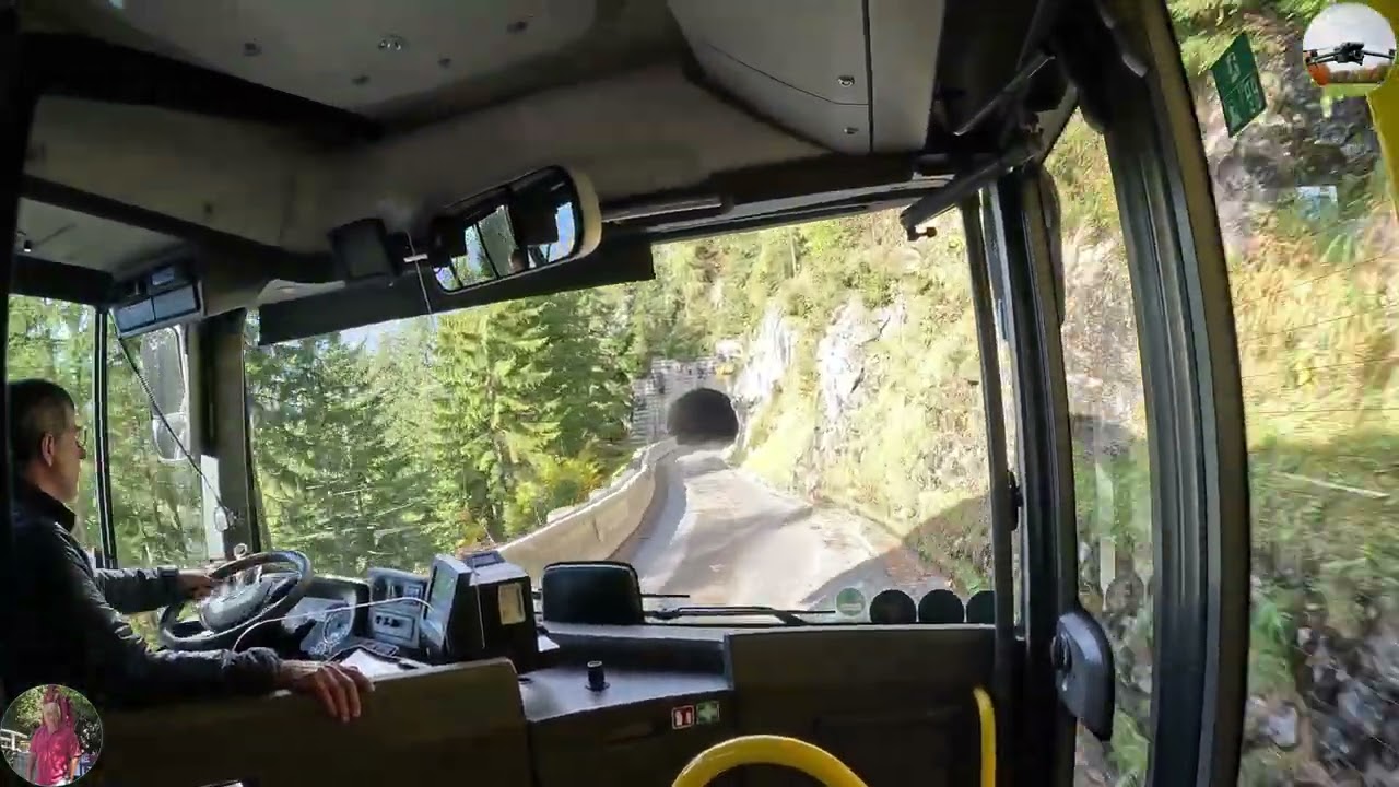 BUS FAHRT GANZEN WEG VON KEHLSTEINHAUS BIS OBERSALZBERG 10:2024