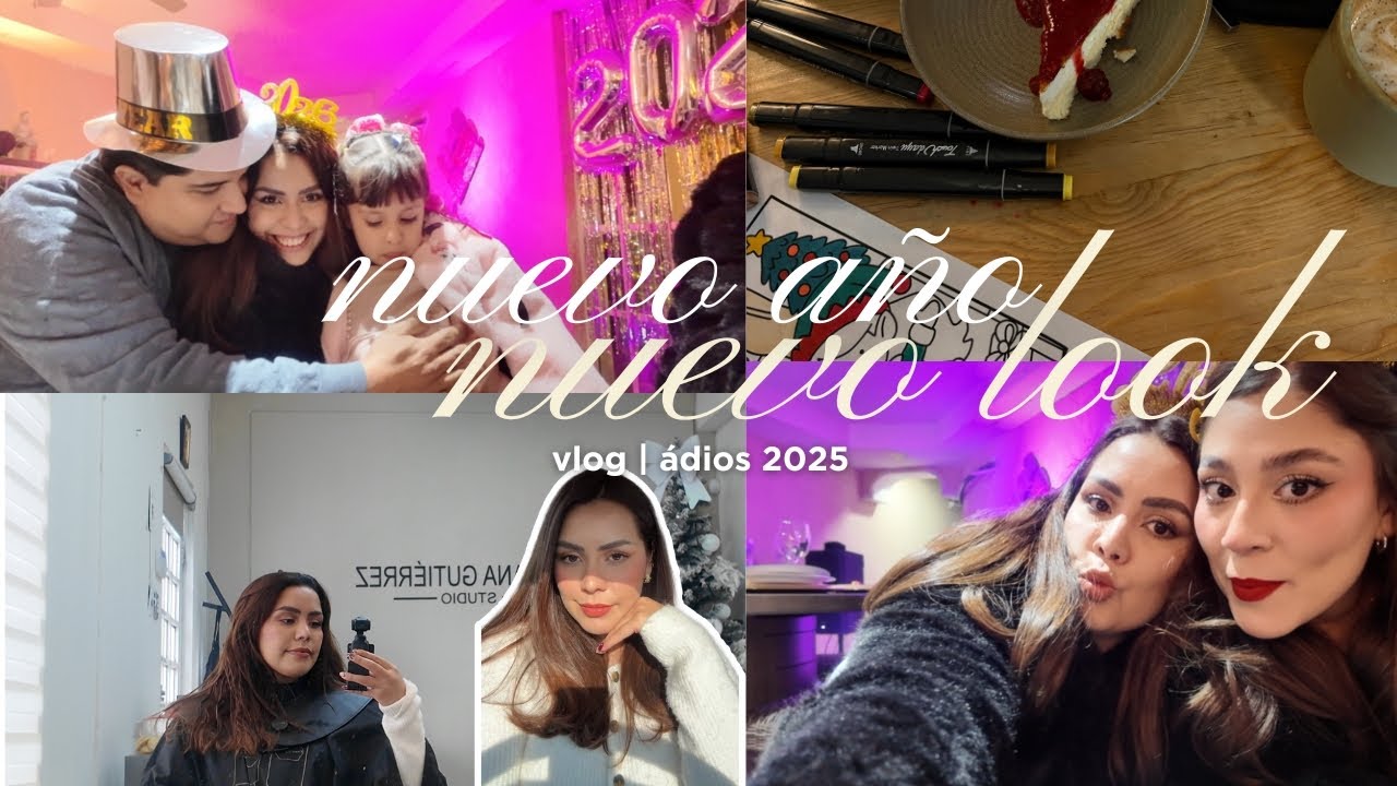 Último vlog 2025 |Cambios para recibir un nuevo año ⭐️💇🏻‍♀️🎇