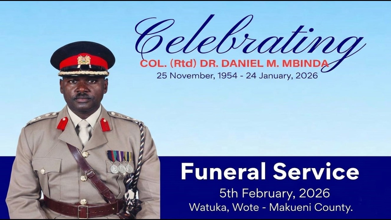 CELEBRATING COL.(Rtd) DR. DANIEL M. MBINDA
