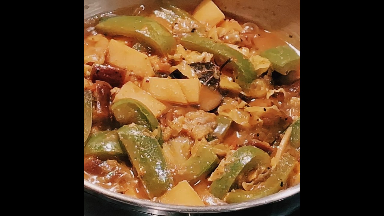 Brinjal 🍆 🍆 Capsicum 🫑, Potato 🥔, A Quick Tasty Recipe ##Shorts