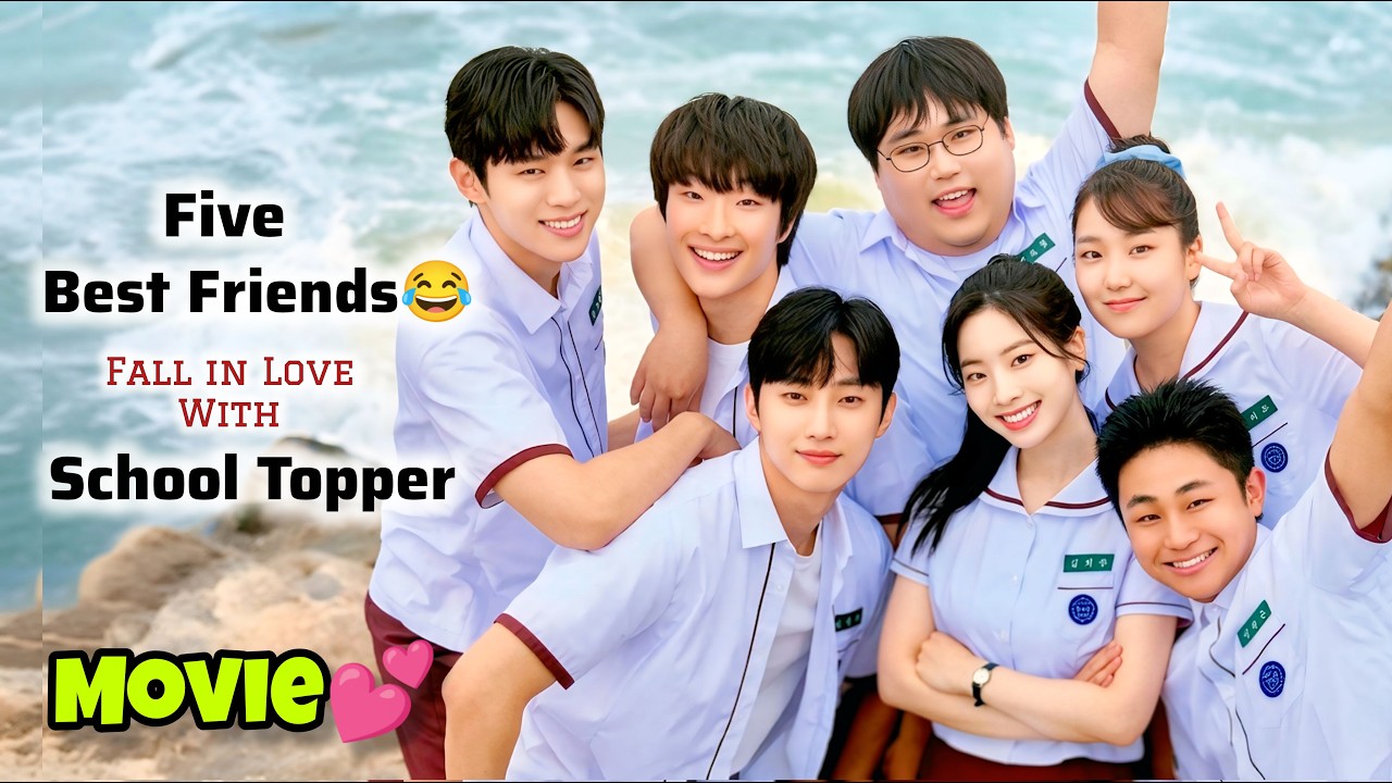 5 Backbench Boys 💓 School's Most Beautiful Topper | Korean Movie Explained (Hindi Dubbed)