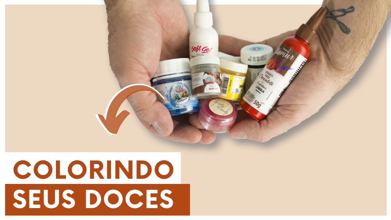 TUDO SOBRE CORANTES: Qual o ideal para cada tipo de doce?