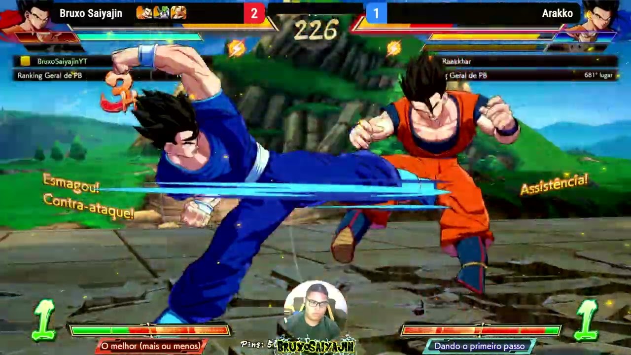 DBFZ - [ FT10 ] Bruxo Saiyajin VS Arakko - 60min de briga sem perder a amizade ( PARTE 1-2 )