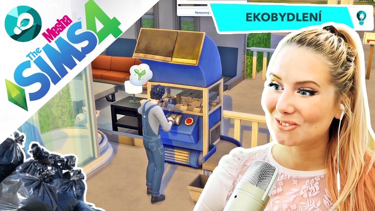 BYDLÍME V KOUTKU U KANÁLU ● The Sims 4 -  EKOBYDLENÍ 🏠 01