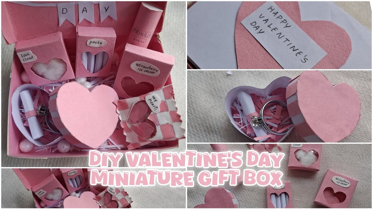 DIY Valentine's Day Miniature Craft 💝 | Cute Handmade Valentine's Day Craft