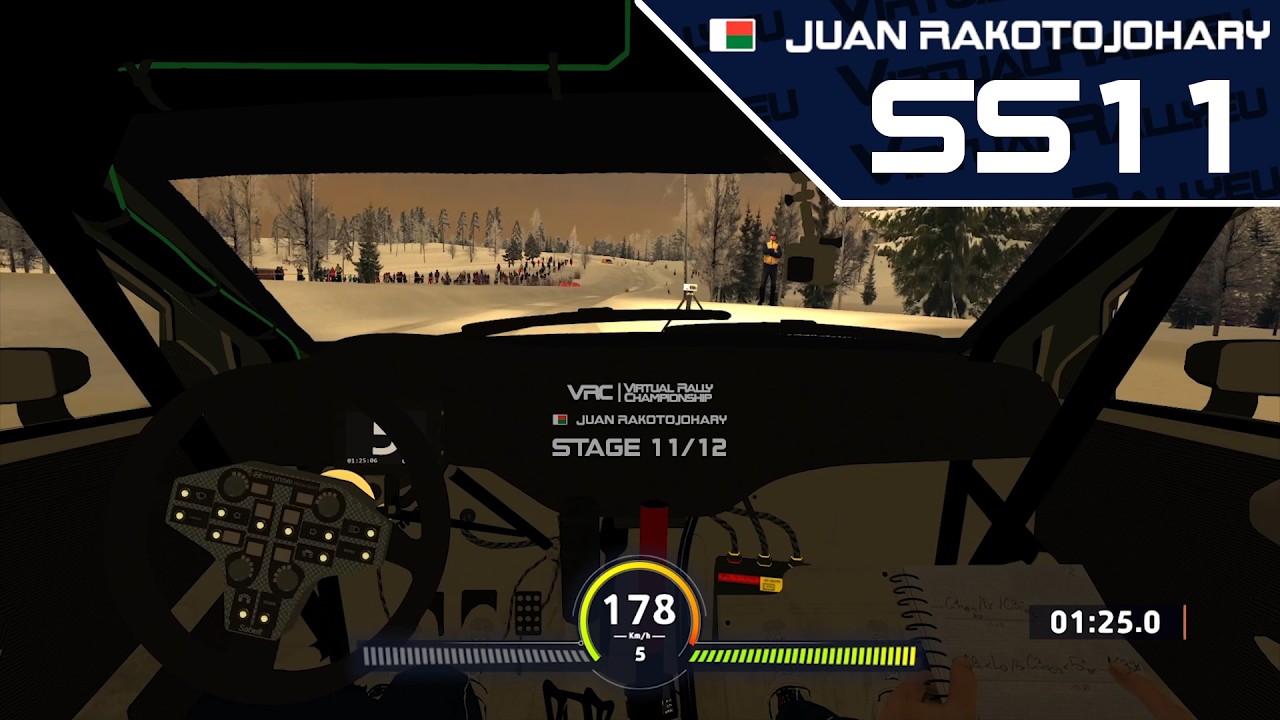 FULL ONBOARD - SS11 Juan Rakotojohary | VRC Arctic Lapland Rally 2026