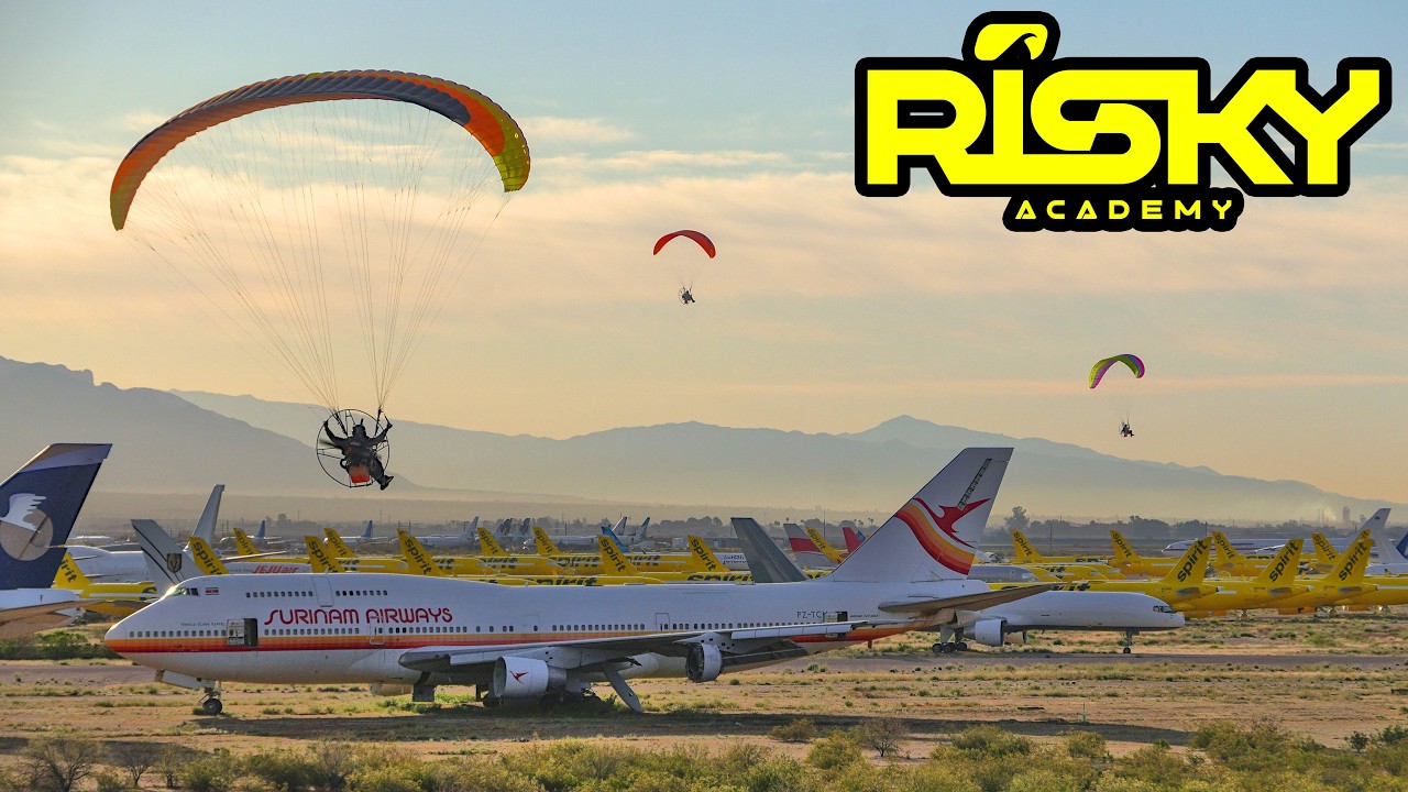Flying Over Abandoned Airplanes!
