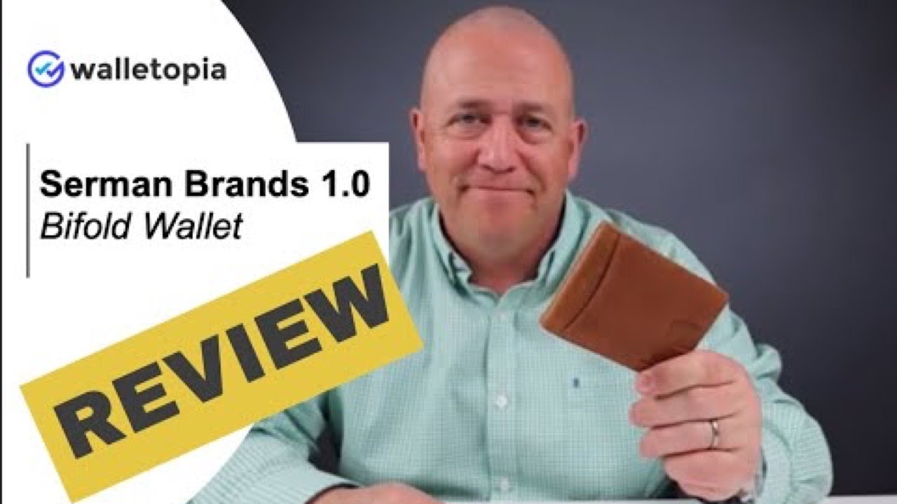 Serman Brands 1.0 leather wallet will pull you in with its price and value!