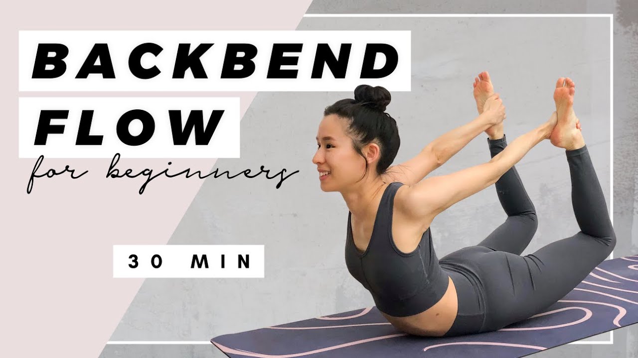 BACKBEND YOGA FLOW - beginners spine flexibility and strength | 30 min | Jacqui Noel Yoga