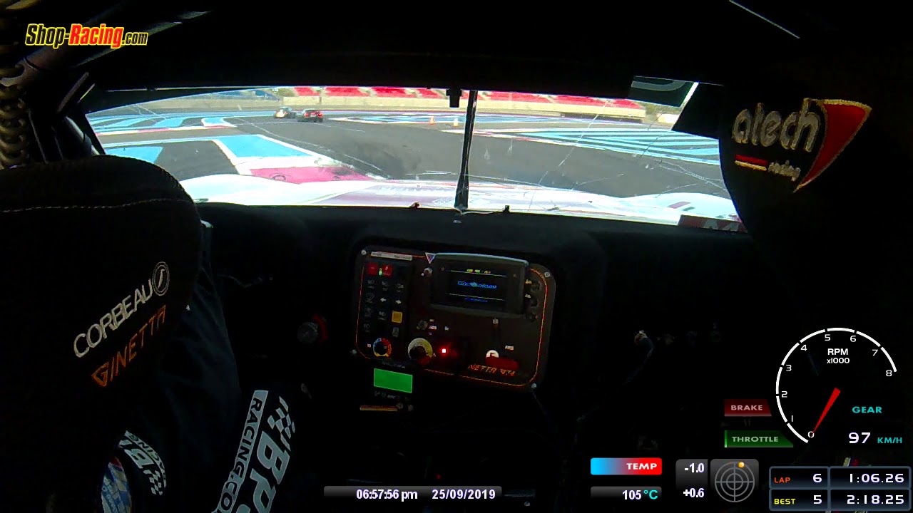 Onboard Ginetta GT4 Castellet Driving Koncept