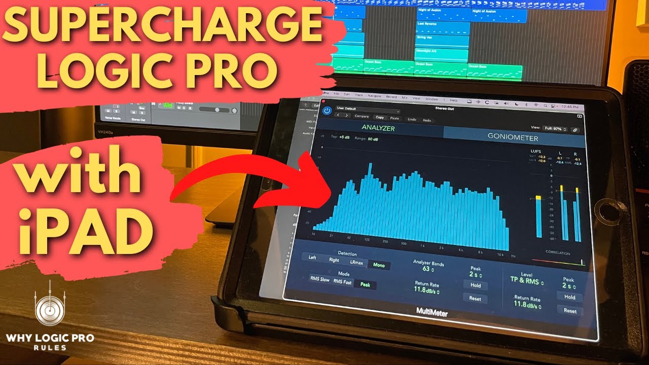 Supercharge Logic Pro w/ Your iPad & Sidecar/Universal Control