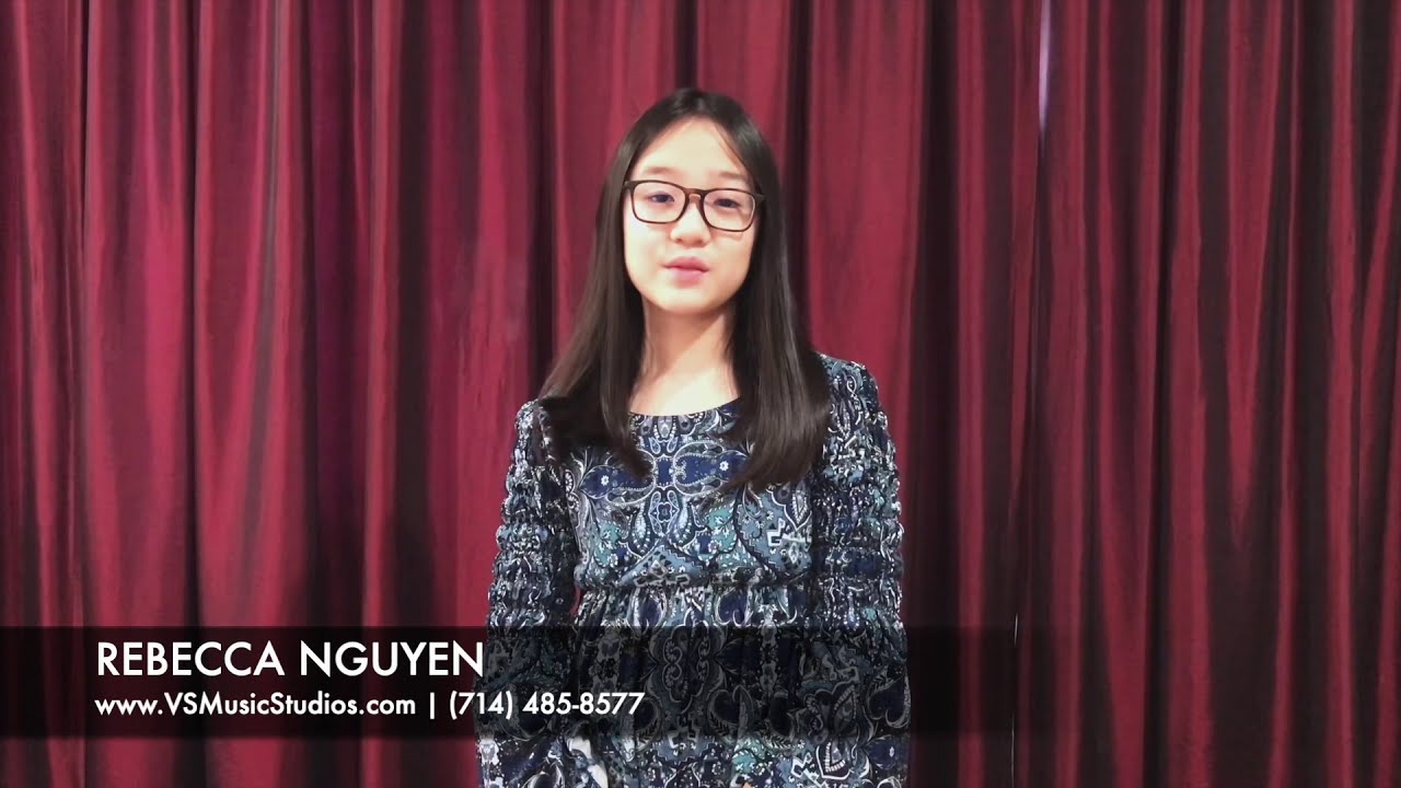 VSMS FALL 2020 Recital: Rebecca Nguyen, vocal