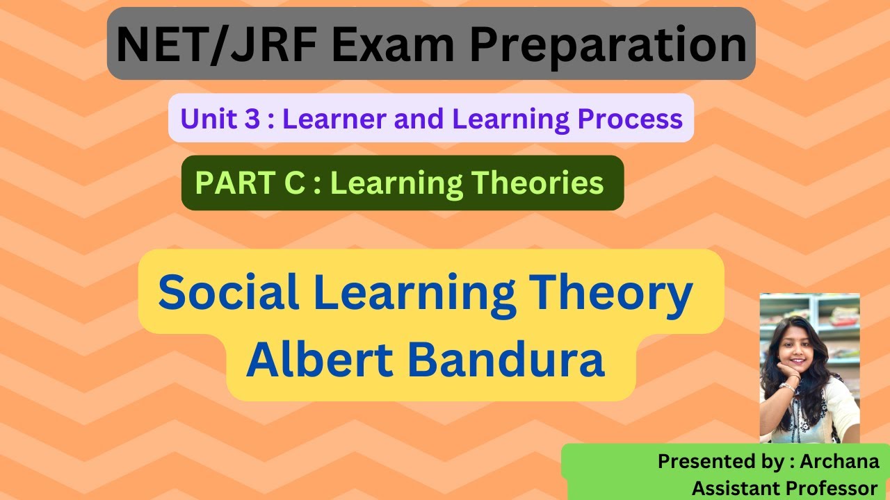 Social Learning Theory| Albert Bandura |  Observational Learning | NET/JRF | Education |