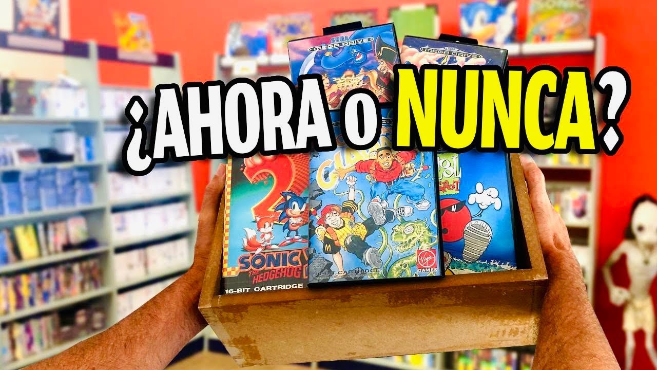 ¿Cuántos JUEGOS de MEGA DRIVE COMPRARÉ con £100? (115€ ) | RETO MEGA DRIVE
