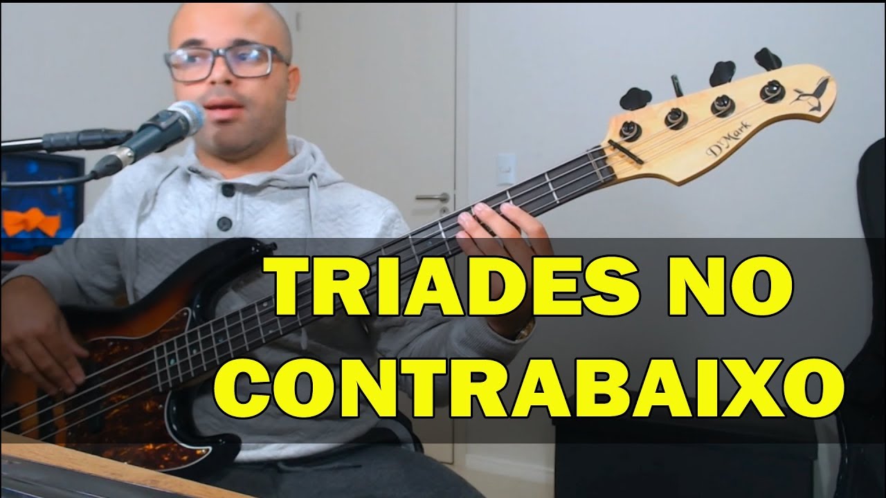4 FORMAS DAS TRIADES NO CONTRABAIXO